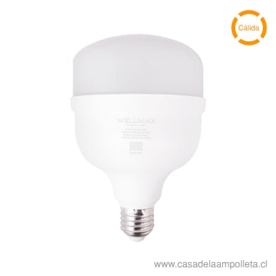 AMPOLLETA LED ALTA POTENCIA 28W E27 - BLANCO CÁLIDO (3000K)1