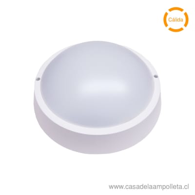 TORTUGA LED REDONDA 20W - BLANCO CÁLIDO (3000K)
