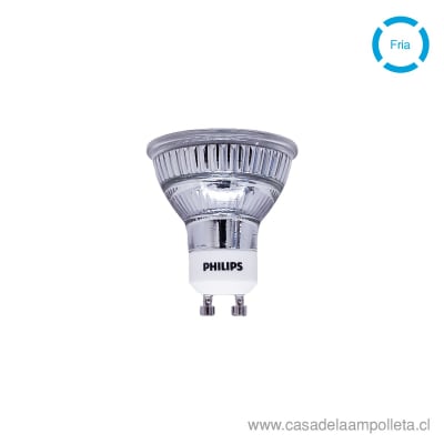 AMPOLLETA LED GU10 4W - BLANCO FRÍO (6500K) - PHILIPS