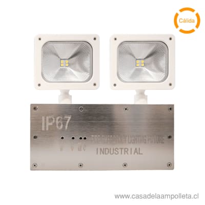 LAMPARA DE EMERGENCIA LED 2 FOCOS 8W - JIE1