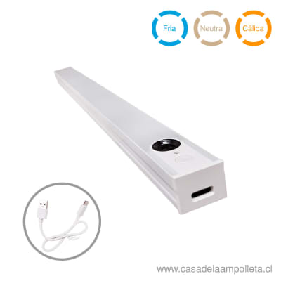 LÁMPARA PARA MUEBLE 2W REGULABLE (5 TONOS) CON SENSOR DE MOVIMIENTO - LOGIC