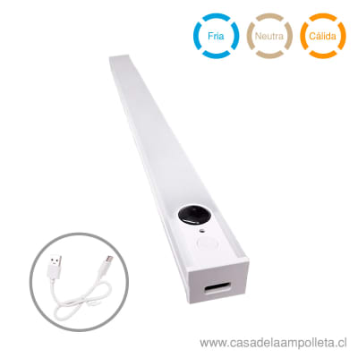 LÁMPARA PARA MUEBLE 2W REGULABLE (5 TONOS) CON SENSOR DE MANO - LOGIC