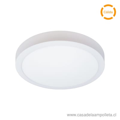 PANEL LED REDONDO SOBREPUESTO 18W - BLANCO CÁLIDO (3000K) - LUMEX
