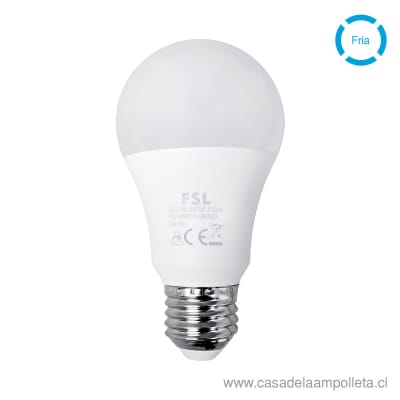AMPOLLETA LED A60 9W DC12V - BLANCO FRIO (6500K)1