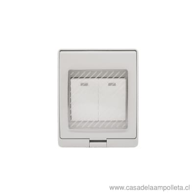 INTERRUPTOR HYDROBOX SOBREPUESTO DOBLE