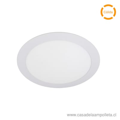 PANEL LED REDONDO EMBUTIDO 18W - BLANCO CÁLIDO (3000K)