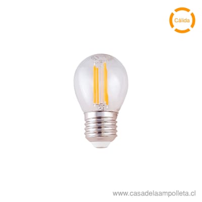AMPOLLETA LED G45 4W DIMERIZABLE - BLANCO CÁLIDO (2700K)1