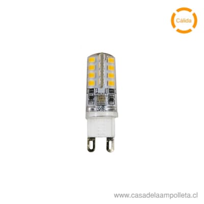AMPOLLETA LED G9 3W - BLANCO CÁLIDO (3000K) - MEGABRIGHT