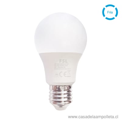 AMPOLLETA LED A60 9W - BLANCO FRÍO (6500K) - FSL