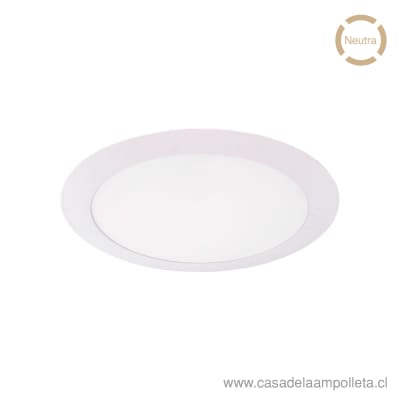 PANEL LED REDONDO EMBUTIDO 18W - BLANCO NEUTRO (4000K) - WANT1
