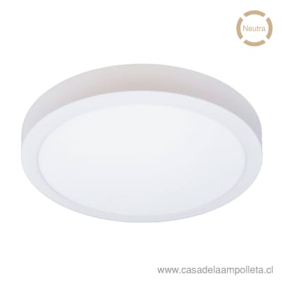 PANEL LED REDONDO SOBREPUESTO 24W - BLANCO NEUTRO (4000K) - WANT1