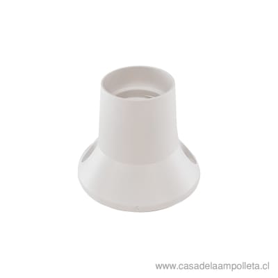 PORTALAMPARA BASE RECTA PLASTICO E27 - REMA