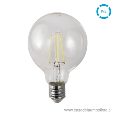AMPOLLETA LED VINTAGE GLOBO G95 6W - BLANCO FRIO (6000K)1