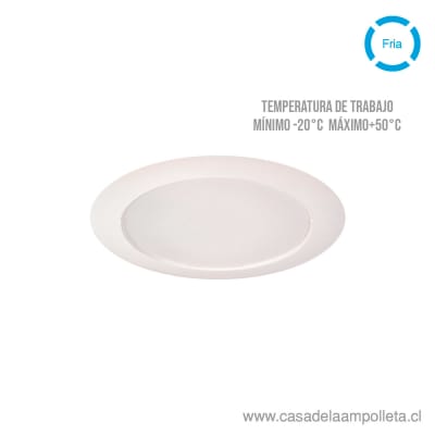 PANEL LED REDONDO EMBUTIDO 12W - BLANCO FRÍO (6500K) - LOGIC1