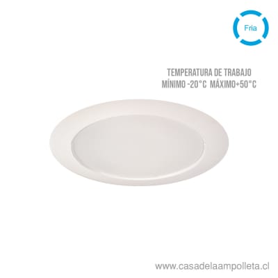 PANEL LED REDONDO EMBUTIDO 18W - BLANCO FRÍO (6500K) - LOGIC1