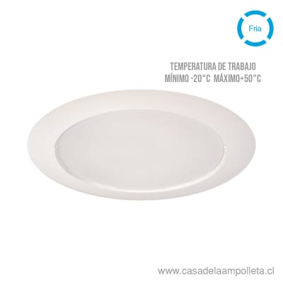 PANEL LED REDONDO EMBUTIDO 24W - BLANCO FRÍO (6500K) - LOGIC