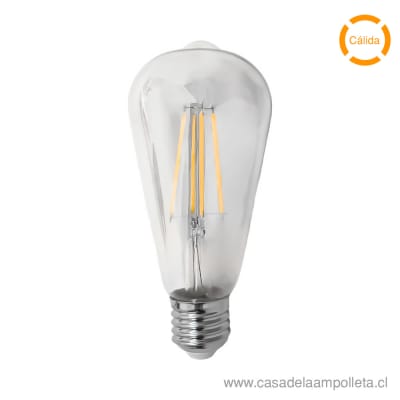 AMPOLLETA LED VINTAGE PERA ST64 7W - BLANCO CÁLIDO (2700K)1