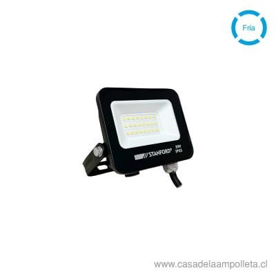 PROYECTOR LED PLANO 20W WS - BLANCO FRÍO (6500K) - STANFORD