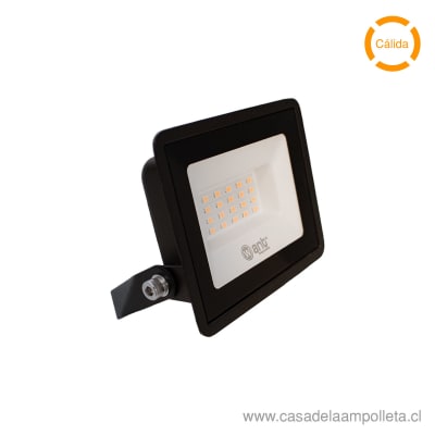 PROYECTOR LED PLANO 20W - BLANCO CÁLIDO (3000K) - WANT