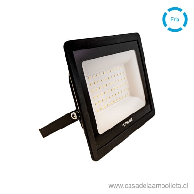 PROYECTOR LED PLANO 50W - BLANCO FRIO (6500K) - UNILUX1