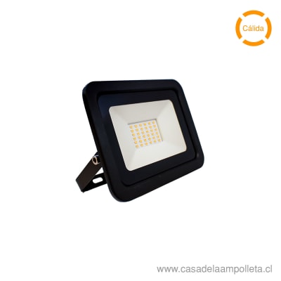 PROYECTOR LED PLANO 30W - BLANCO CÁLIDO (3500K) - FARETTO1