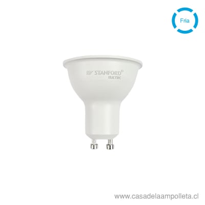 AMPOLLETA LED GU10 5W - BLANCO FRIO (6500K) - STANFORD