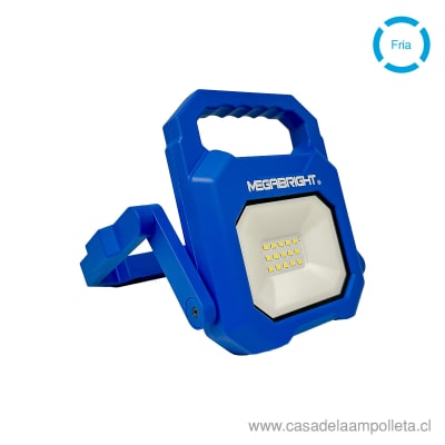 PROYECTOR LED RECARGABLE USB/USB-C 10W BLANCO FRÍO (6500K)1