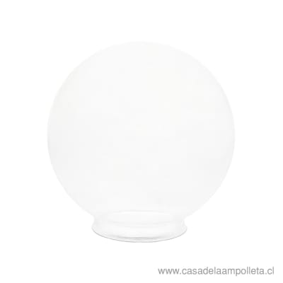 GLOBO DE VIDRIO TRANSPARENTE PARA FAROL 25CM1