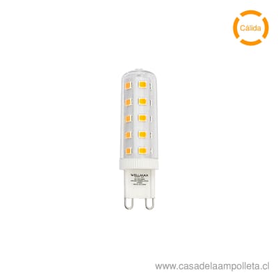 AMPOLLETA LED G9 4,5W - BLANCO CÁLIDO (3000K)