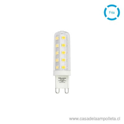 AMPOLLETA LED G9 4,5W - BLANCO FRÍO (6500K)