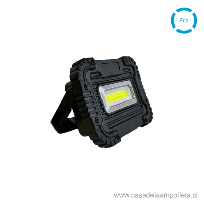 PROYECTOR LED RECARGABLE USB - BLANCO FRÍO (6500K)