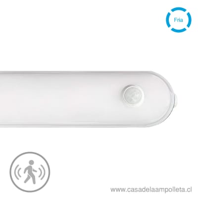 EQUIPO ESTANCO LED INTEGRADO 36W 120CM CON SENSOR DE MOVIMIENTO - BLANCO FRIO (6000K) - BYP1