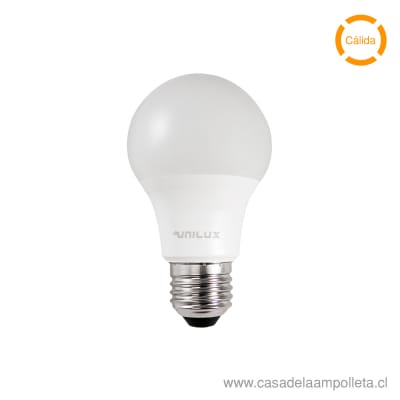 AMPOLLETA LED A60 9W - BLANCO CÁLIDA (3000K) - UNILUX1