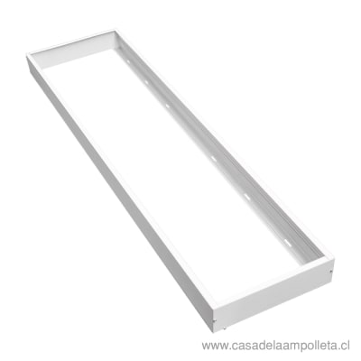 MARCO PARA PANEL LED SOBREPUESTO DE ALUMINIO 120X601