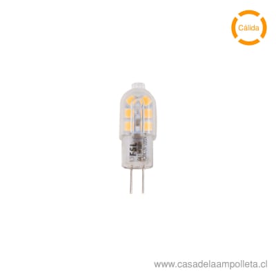 AMPOLLETA LED BIPIN G4 12V 1.5W - BLANCO CÁLIDO (3000K)1