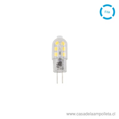 AMPOLLETA LED BIPIN G4 12V 1.5W - BLANCO FRIO (6500K)1