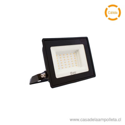 PROYECTOR LED PLANO 30W - BLANCO CÁLIDO (3000K)1