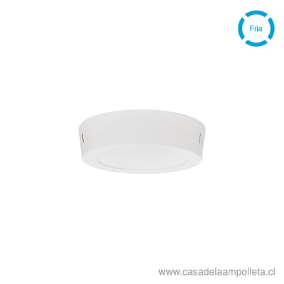 PANEL LED REDONDO SOBREPUESTO 6W - BLANCO FRÍO (6500K)