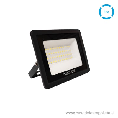 PROYECTOR LED PLANO 30W - BLANCO FRIO (6500K) - UNILUX