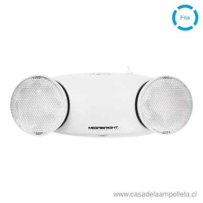 LÁMPARA DE EMERGENCIA LED 2 FOCOS TWIN 1,5W - MEGABRIGHT1