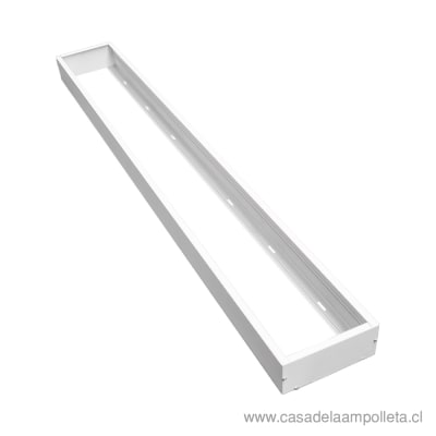 MARCO PARA PANEL LED SOBREPUESTO DE ALUMINIO 120X151