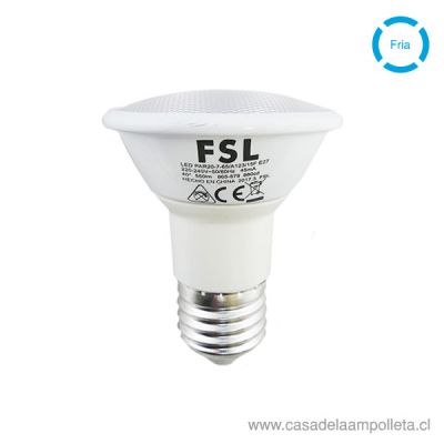 AMPOLLETA LED PAR20 7W - BLANCO FRIO (6500K)1