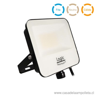 PROYECTOR LED PLANO 50W - BLANCO CÁLIDO, NEUTRO Y FRÍO