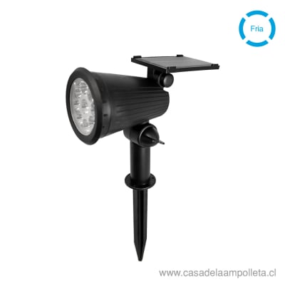 FOCO ESTACA SOLAR - BLANCO FRIO (6000K)