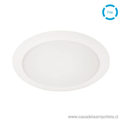 PANEL LED DE EMERGENCIA REDONDO EMBUTIDO 18W - BLANCO FRÍO (6500K)