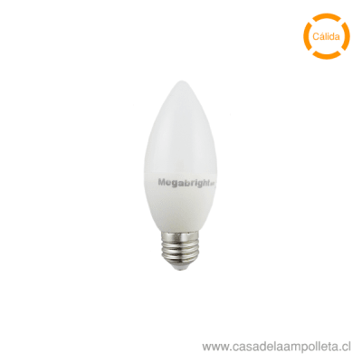 AMPOLLETA LED VELA 5W E27 - BLANCO CÁLIDO (3000K)1