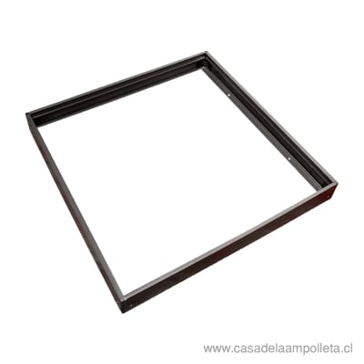 MARCO PARA PANEL LED SOBREPUESTO 60X60 NEGRO - LUMEX1