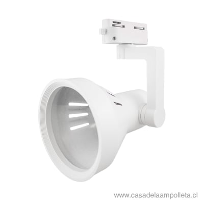 FOCO RIEL BLANCO PARA AMPOLLETA PAR301