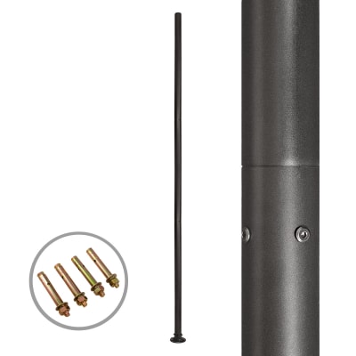 POSTE METALICO CON BASE 3 METROS - LOGIC1