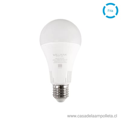 AMPOLLETA LED A70 18W - BLANCO FRÍO (6400K) - WELLMAX